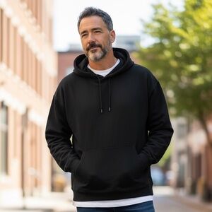 #326 H&M Classic Black Men's Hoodie